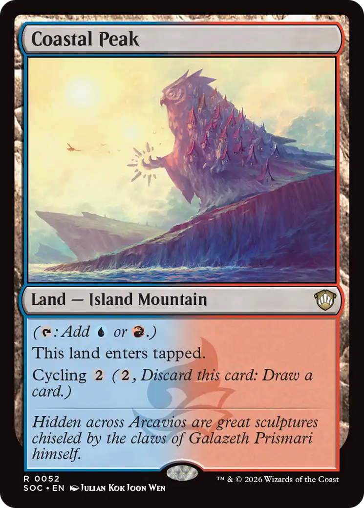 Coastal Peak [Secrets of Strixhaven Commander] [Foil]