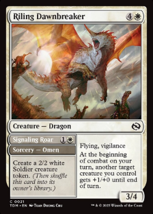 Riling Dawnbreaker [Tarkir: Dragonstorm] [Foil]