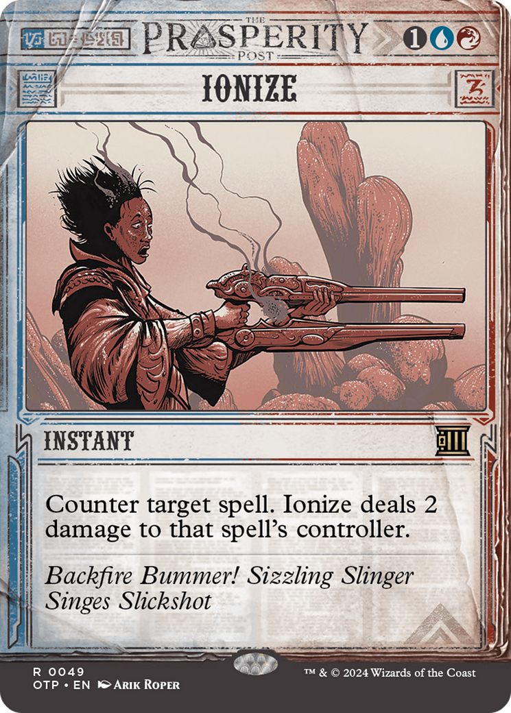 Ionize [Outlaws of Thunder Junction: Breaking News] [Foil]