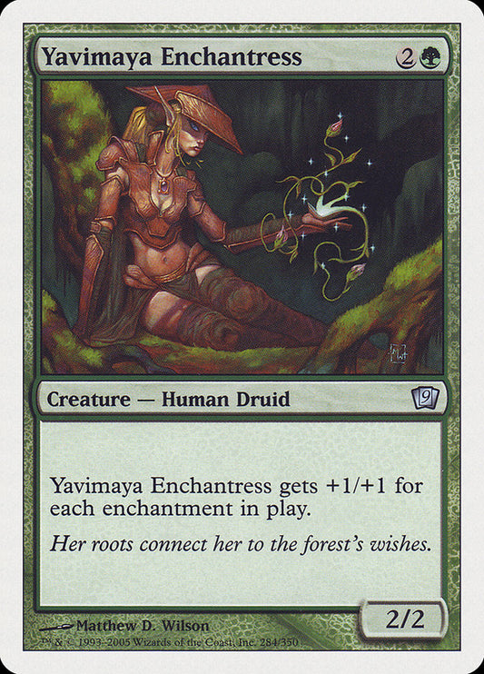 Yavimaya Enchantress [Ninth Edition] [Foil]