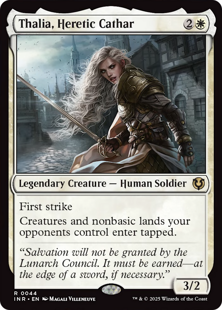 Thalia, Heretic Cathar [Innistrad Remastered] [Foil]