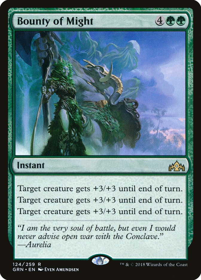 Bounty of Might [Guilds of Ravnica] [Foil]