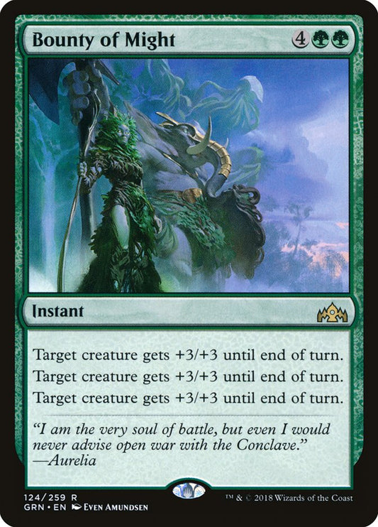 Bounty of Might [Guilds of Ravnica] [Foil]