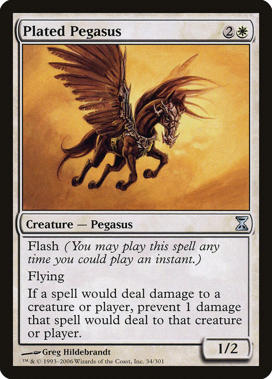 Plated Pegasus [Time Spiral] [Foil]