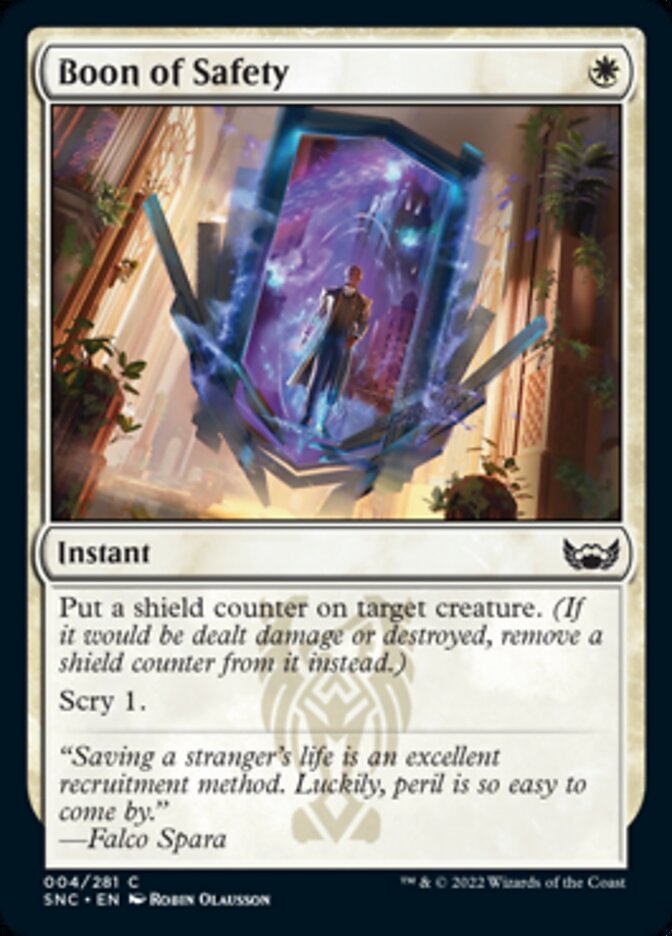 Boon of Safety [Streets of New Capenna] [Foil]
