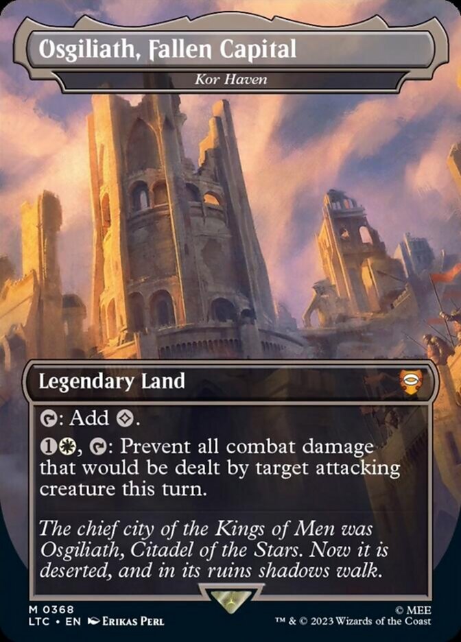 Osgiliath, Fallen Capital - Kor Haven [The Lord of the Rings: Tales of Middle-Earth Commander] [Foil]