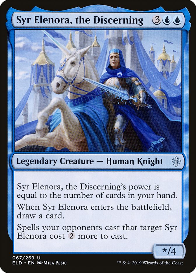 Syr Elenora, the Discerning [Throne of Eldraine] [Foil]