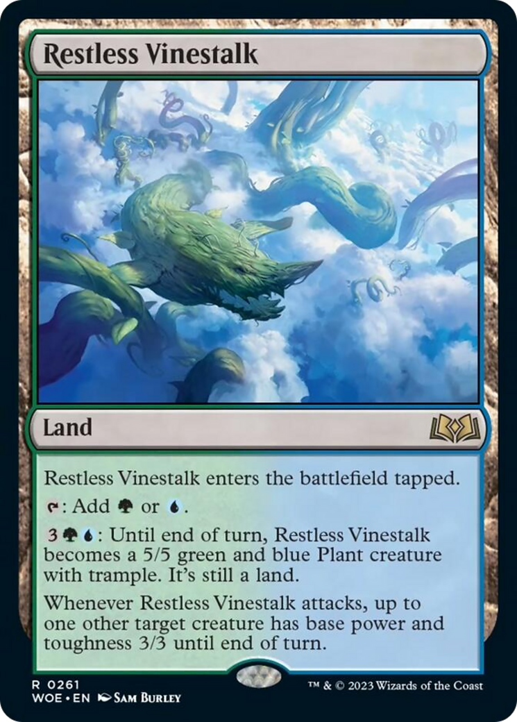 Restless Vinestalk [Wilds of Eldraine] [Foil]