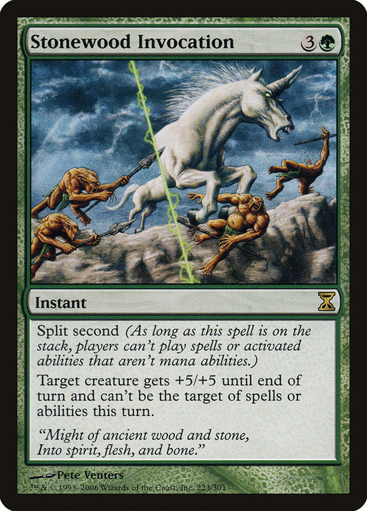 Stonewood Invocation [Time Spiral] [Foil]