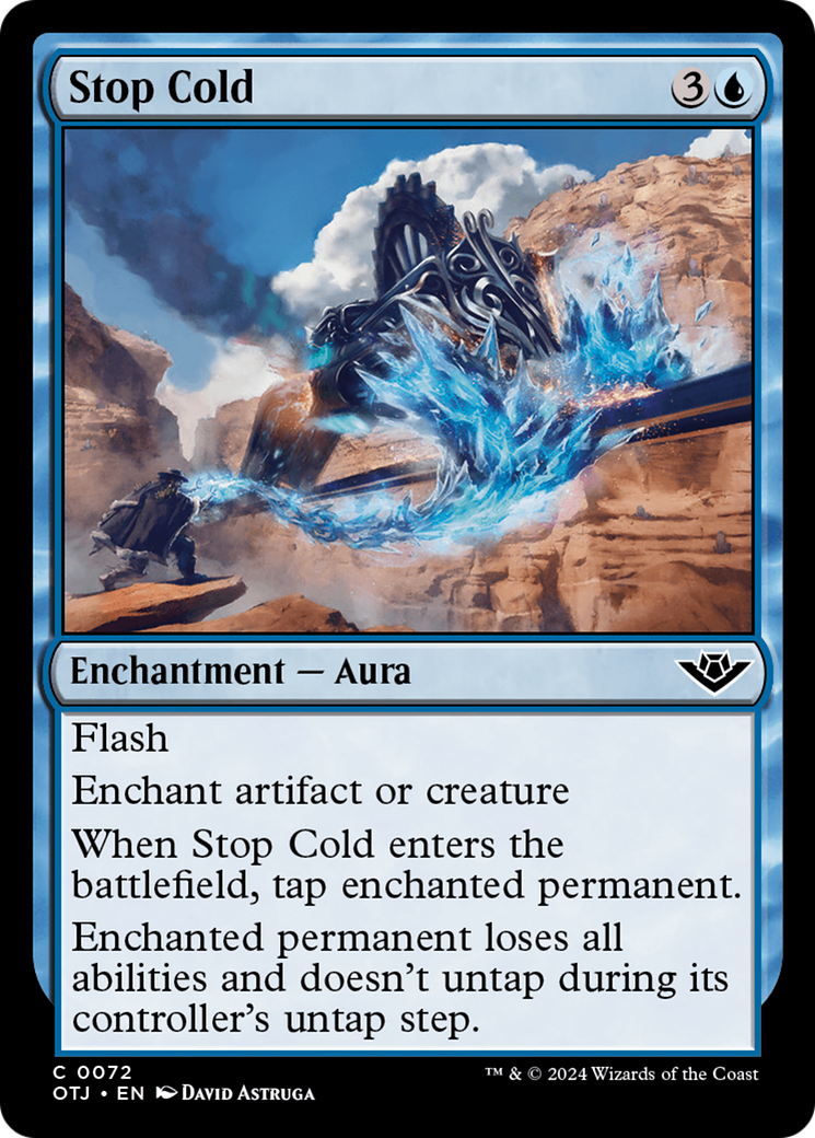 Stop Cold [Outlaws of Thunder Junction] [Foil]