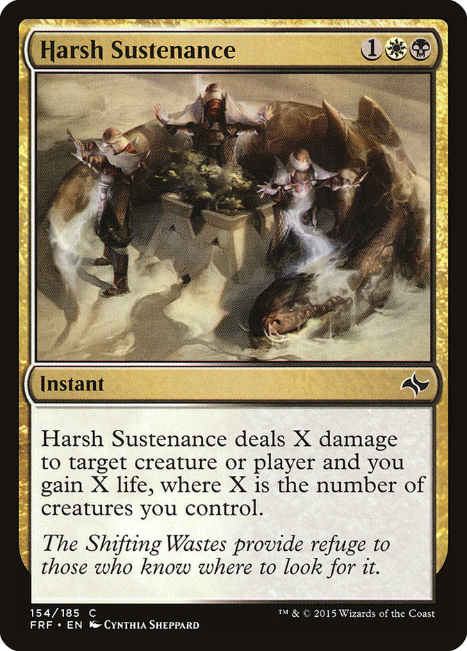 Harsh Sustenance [Fate Reforged] [Foil]