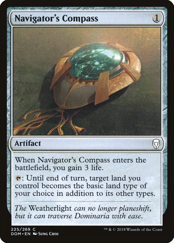 Navigator's Compass [Dominaria] [Foil]