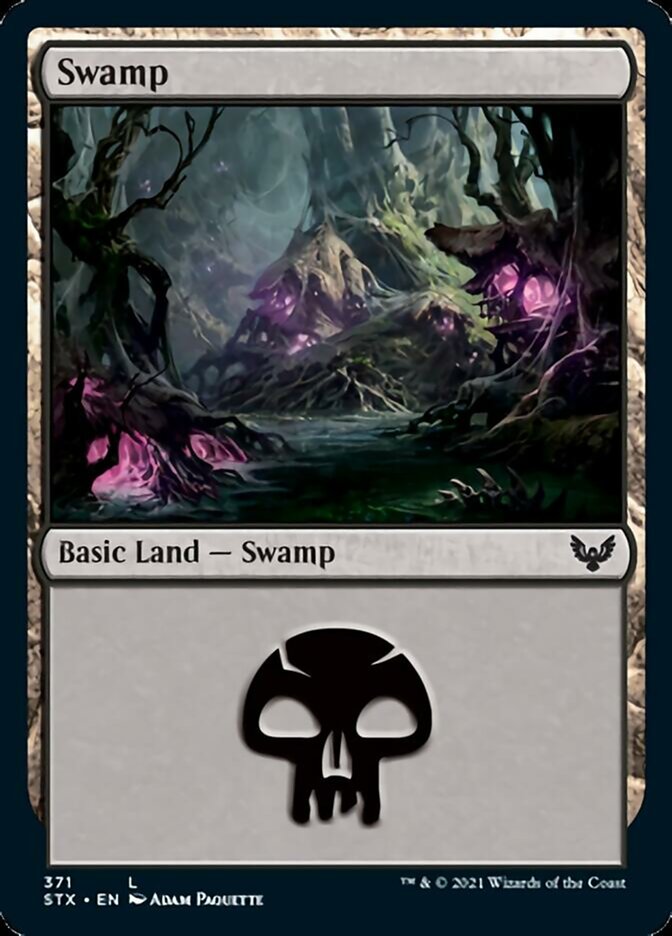 Swamp (371) [Strixhaven: School of Mages] [Foil]