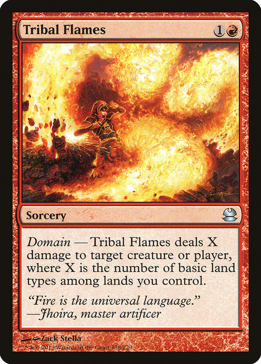 Tribal Flames [Modern Masters] [Foil]