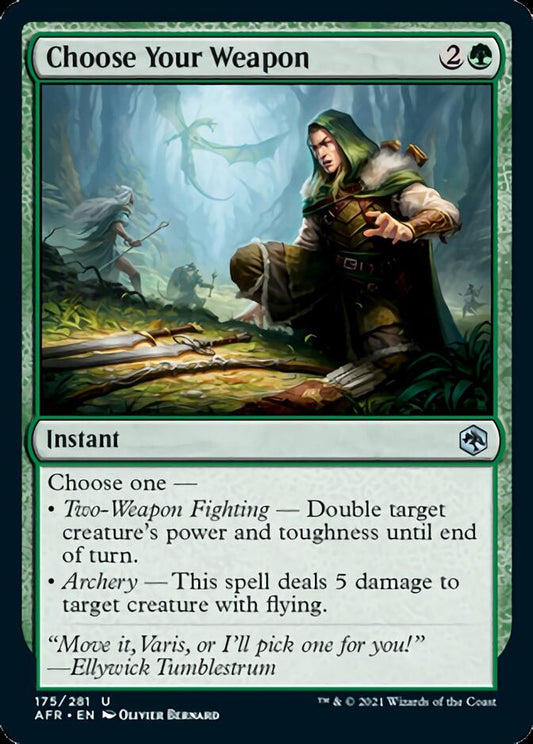 Choose Your Weapon [Dungeons & Dragons: Adventures in the Forgotten Realms] [Foil]