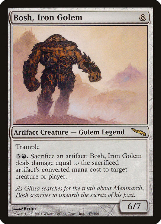 Bosh, Iron Golem [Mirrodin] [Foil]