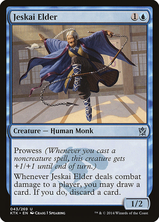 Jeskai Elder [Khans of Tarkir] [Foil]