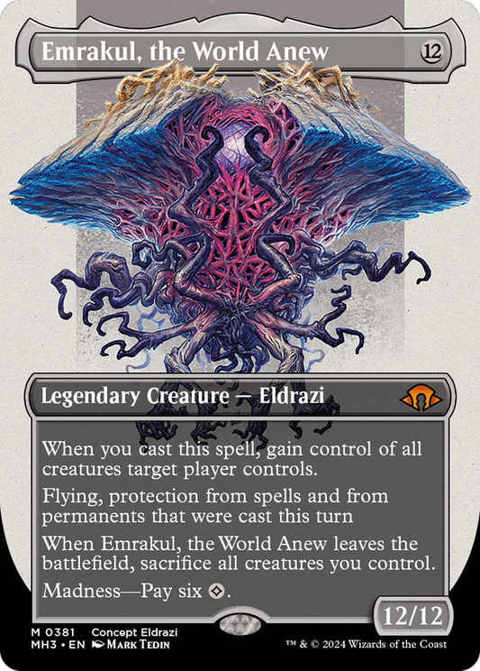 Emrakul, the World Anew (Borderless) [Modern Horizons 3] [Foil]
