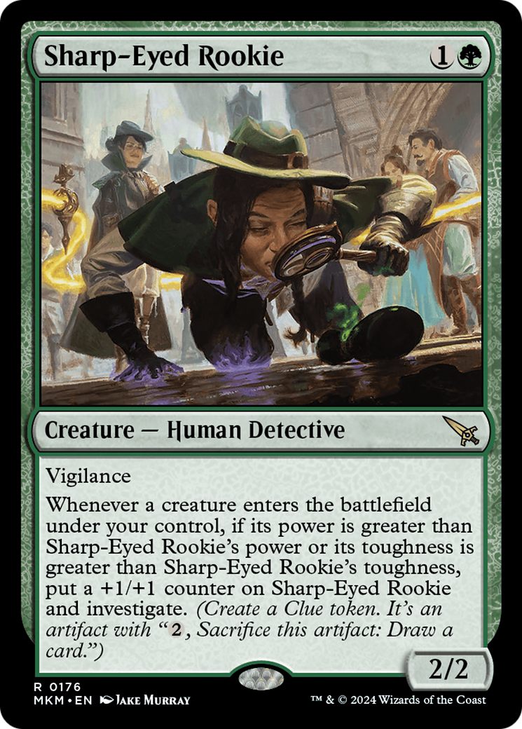Sharp-Eyed Rookie [Murders at Karlov Manor] [Foil]