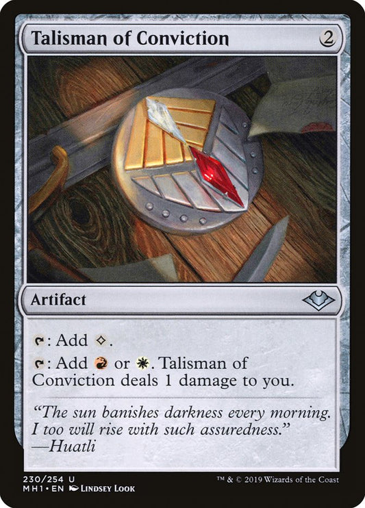 Talisman of Conviction [Modern Horizons] [Foil]