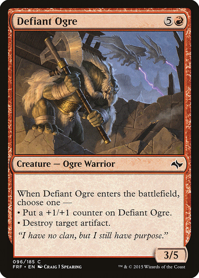 Defiant Ogre [Fate Reforged] [Foil]