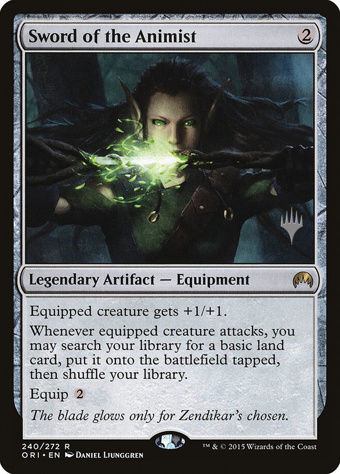 Sword of the Animist [Magic Origins Promos] [Foil]