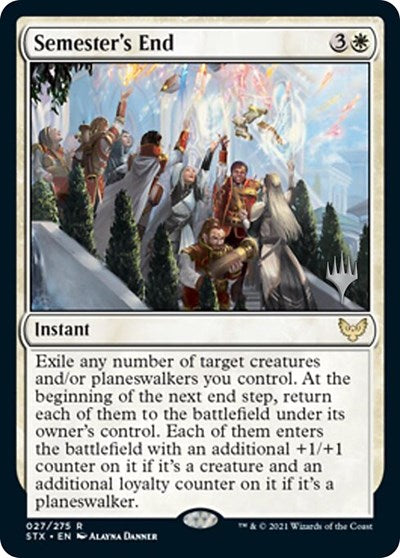 Semester's End (Promo Pack) [Strixhaven: School of Mages Promos] [Foil]