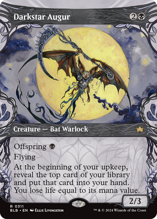 Darkstar Augur (Showcase) [Bloomburrow] [Foil]