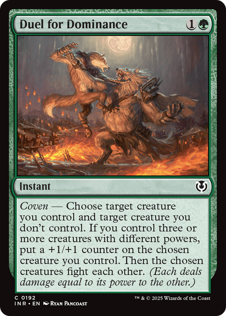 Duel for Dominance [Innistrad Remastered] [Foil]