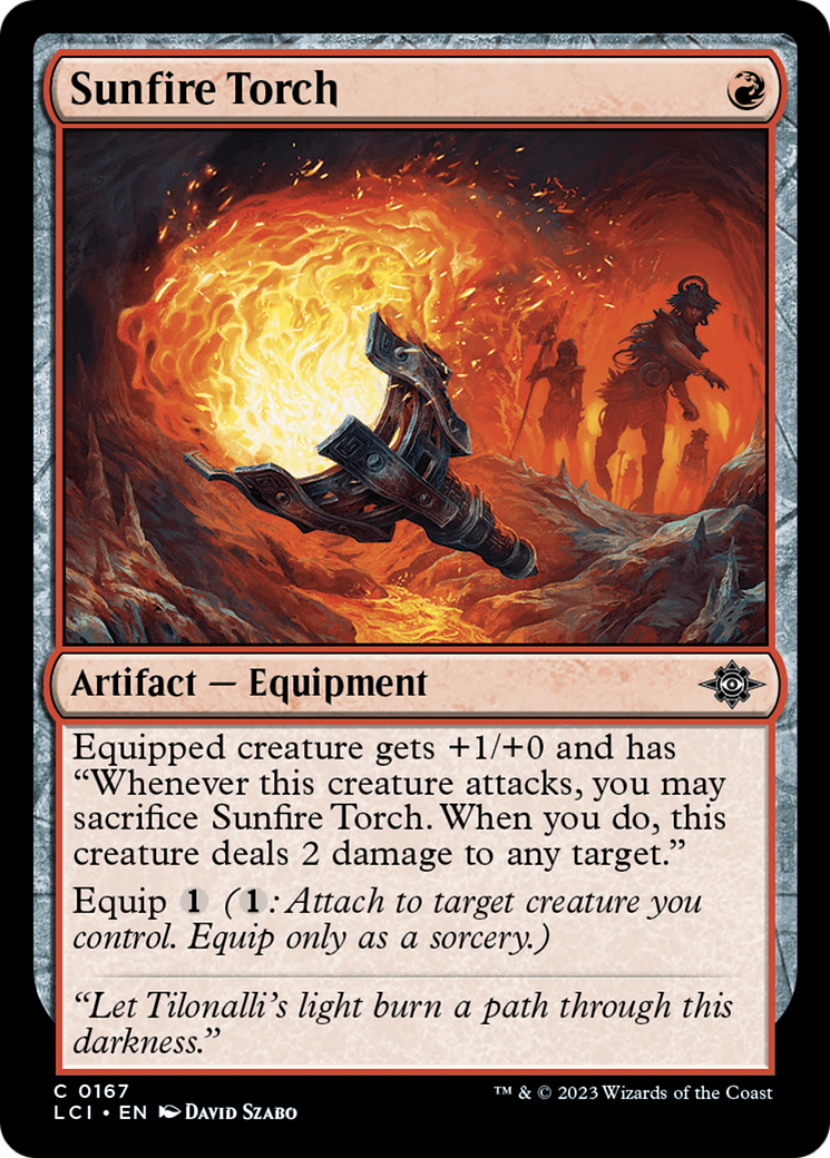 Sunfire Torch [The Lost Caverns of Ixalan] [Foil]