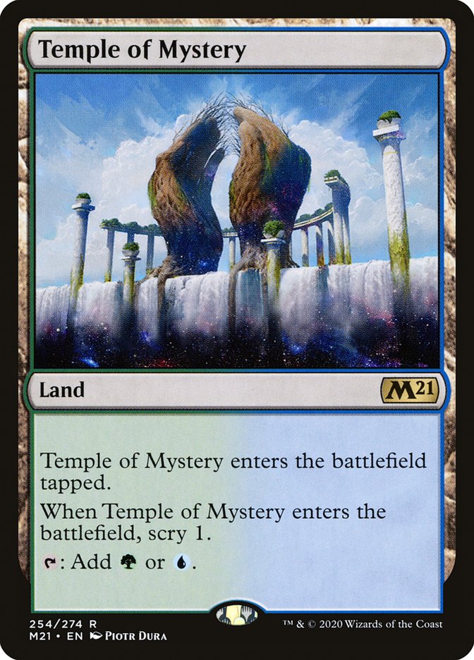 Temple of Mystery [Core Set 2021] [Foil]