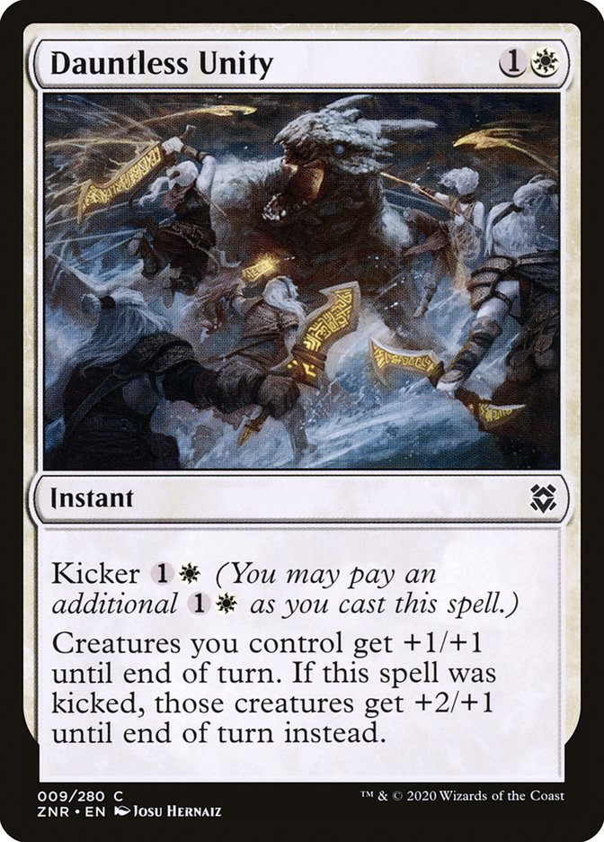 Dauntless Unity [Zendikar Rising] [Foil]
