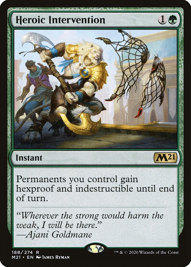 Heroic Intervention [Core Set 2021] [Foil]