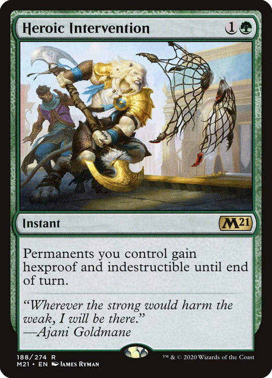 Heroic Intervention [Core Set 2021] [Foil]