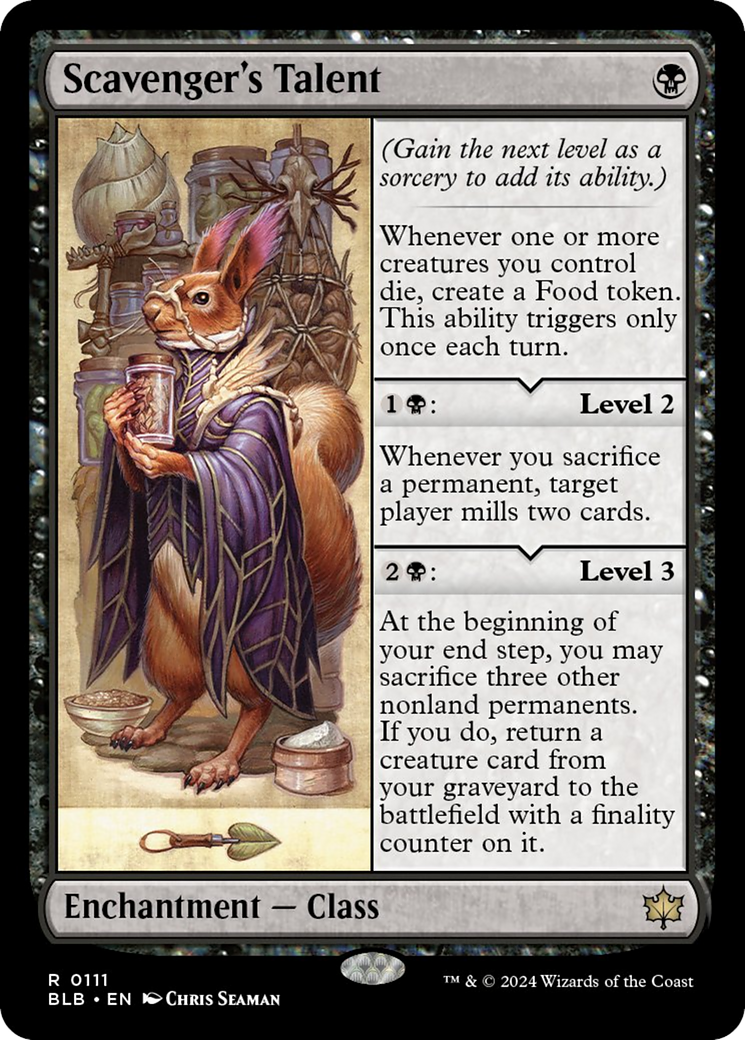 Scavenger's Talent [Bloomburrow] [Foil]