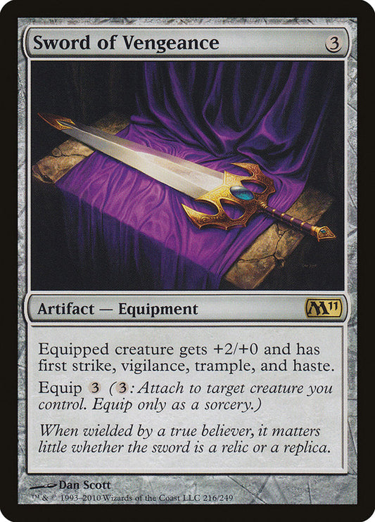 Sword of Vengeance [Core Set 2011] [Foil]