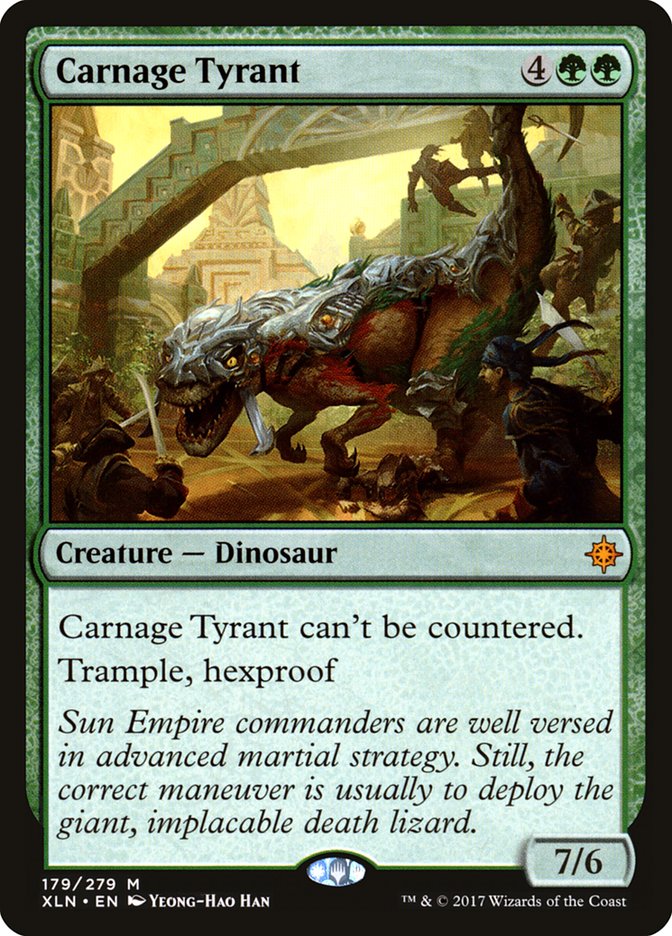 Carnage Tyrant [Ixalan] [Foil]