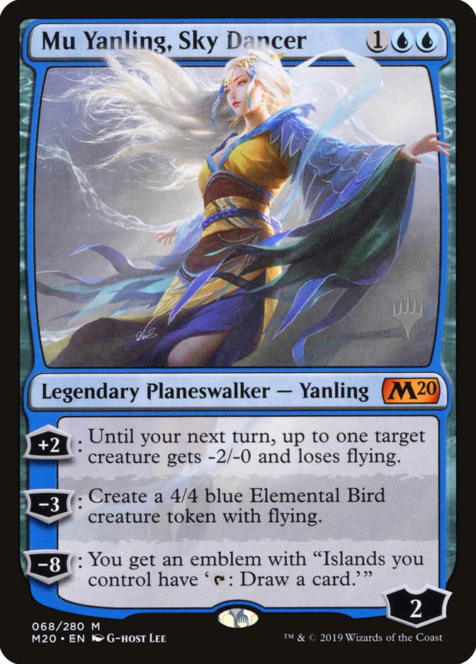 Mu Yanling, Sky Dancer (Promo Pack) [Core Set 2020 Promos] [Foil]