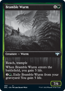 Bramble Wurm [Innistrad: Double Feature] [Foil]