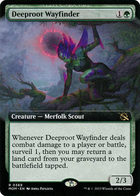 Deeproot Wayfinder (Extended Art) [March of the Machine] [Foil]