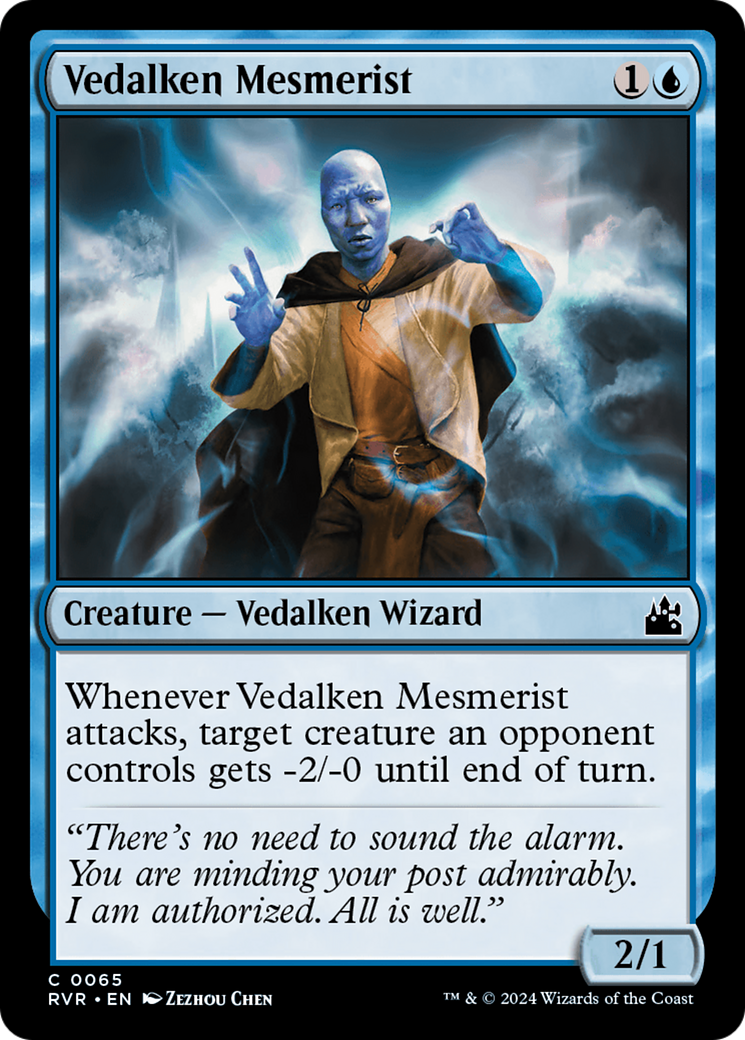 Vedalken Mesmerist [Ravnica Remastered] [Foil]