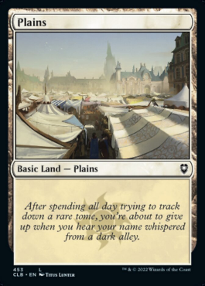 Plains (453) [Commander Legends: Battle for Baldur's Gate] [Foil]