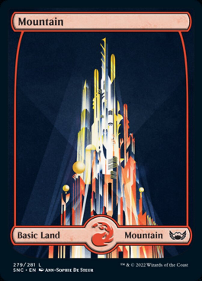 Mountain (279) [Streets of New Capenna] [Foil]