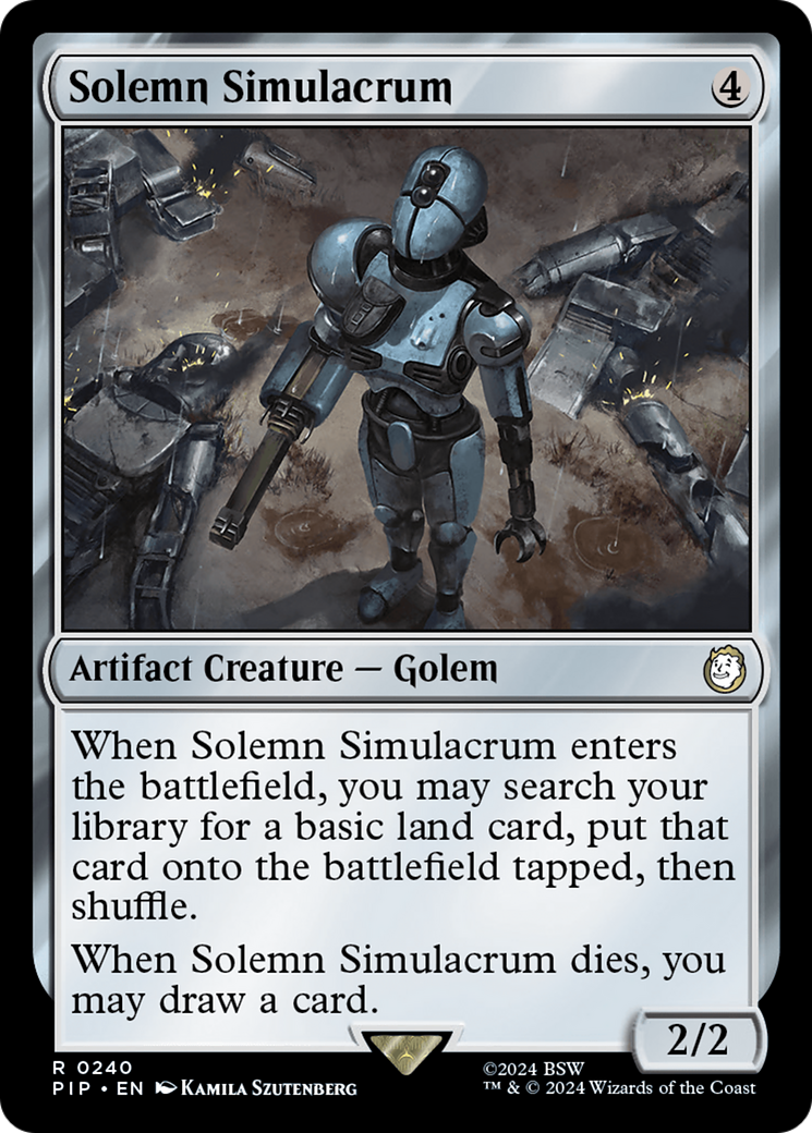 Solemn Simulacrum [Fallout] [Foil]