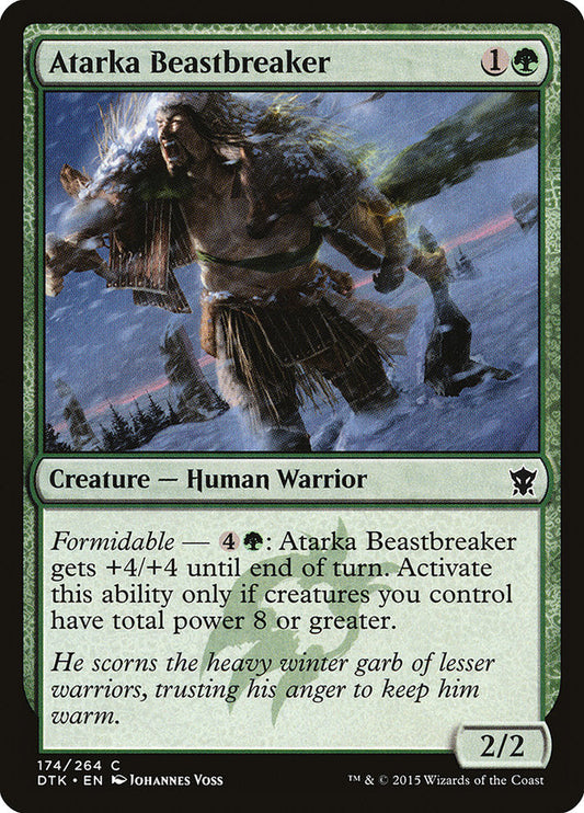 Atarka Beastbreaker [Dragons of Tarkir] [Foil]