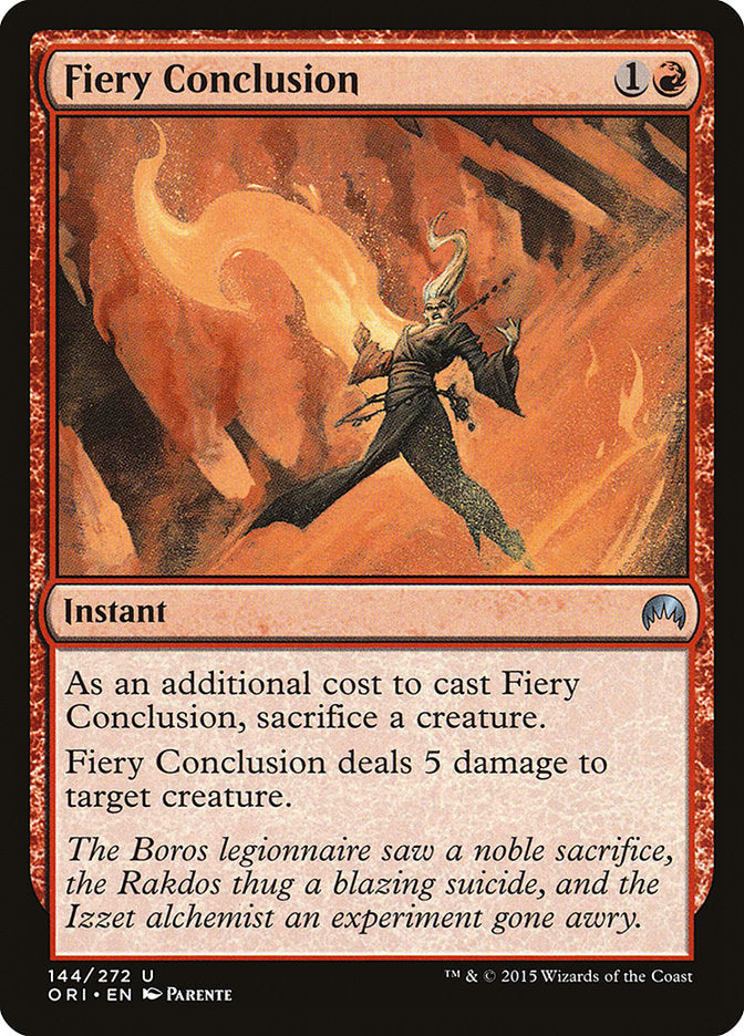 Fiery Conclusion [Magic Origins] [Foil]