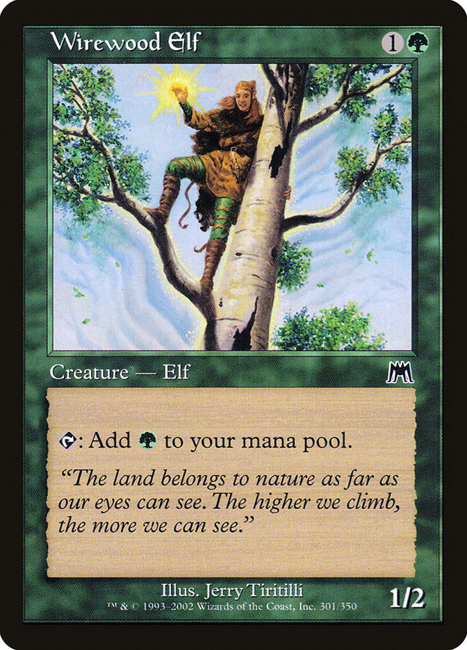 Wirewood Elf [Onslaught] [Foil]