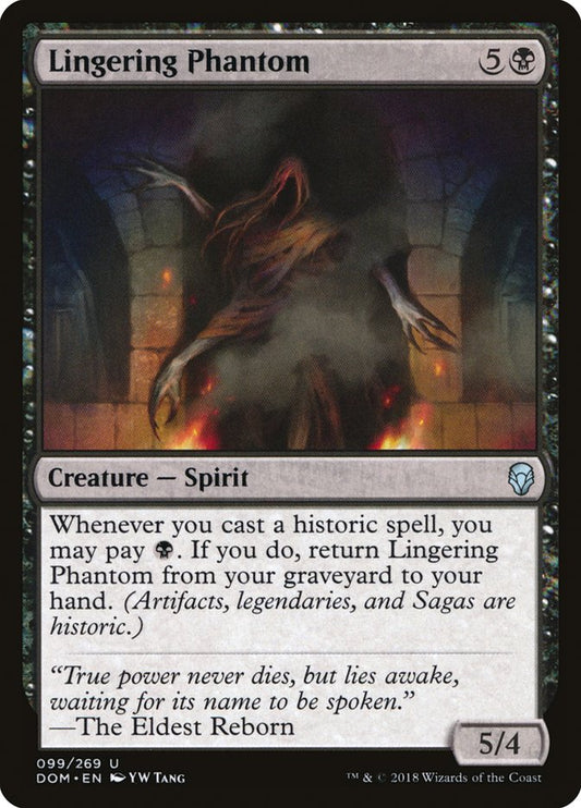 Lingering Phantom [Dominaria] [Foil]