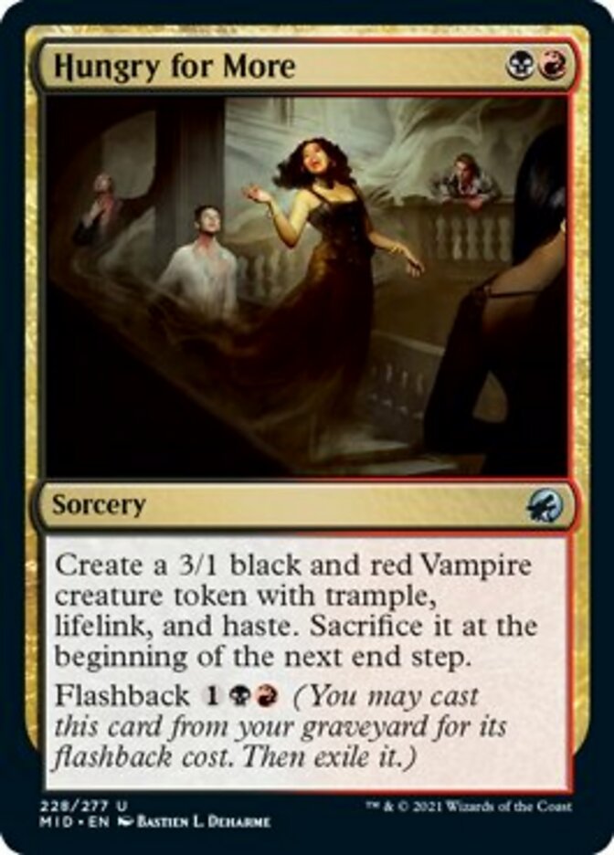 Hungry for More [Innistrad: Midnight Hunt] [Foil]