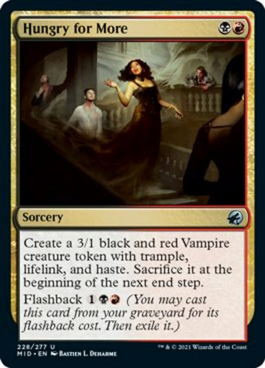 Hungry for More [Innistrad: Midnight Hunt] [Foil]
